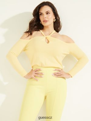 GUESS Boty - GUESS Priya studený svetr svetr Cornsilk ženy 2BRD1388 oblečení