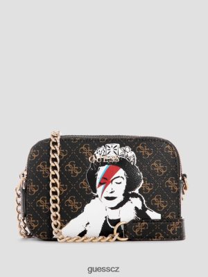 GUESS Boty - GUESS Queen Quattro G Logo Camera Bak Bleu/La Bamba Wash ženy 2BRD2894 tašky