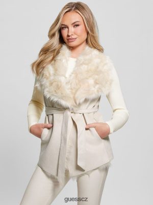 GUESS Boty - GUESS Reverzibilní vesta Nami perlorodka ženy 2BRD1991 oblečení