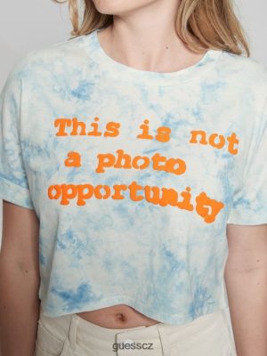 GUESS Boty - GUESS Slogan plodiny Tee Morning Glory Multi ženy 2BRD1031 oblečení