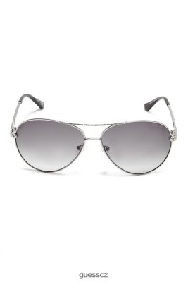 GUESS Boty - GUESS Sluneční brýle Catherine Rounsinestone Aviator Porazte mytí ženy 2BRD3701 příslušenství