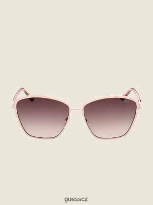 GUESS Boty - GUESS Sluneční brýle s nadměrné kovové oční brýle akt ženy 2BRD3689 příslušenství