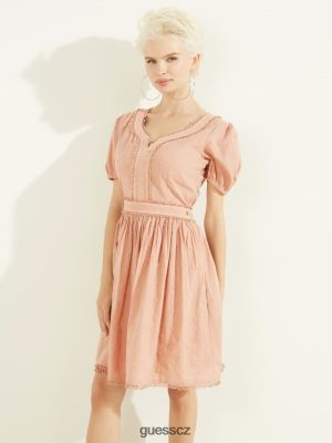 GUESS Boty - GUESS Sofia šaty Rose Bliss ženy 2BRD671 oblečení