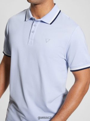 GUESS Boty - GUESS Sports Pique Polo dýchací cesty modrá muži 2BRD4028 oblečení