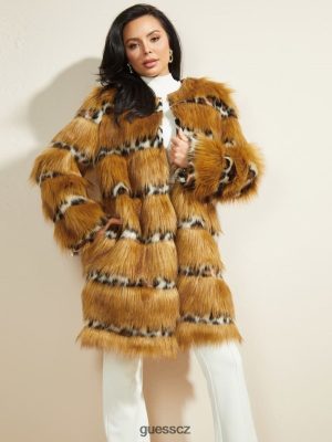 GUESS Boty - GUESS Stacy Coat Lesklý Macu ženy 2BRD1898 oblečení