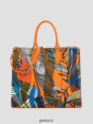 GUESS Boty - GUESS Summy tištěné velké tote pomerančový ženy 2BRD3092 tašky