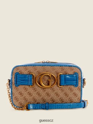 GUESS Boty - GUESS Taška na kameru Aviana latte/modrá ženy 2BRD2972 tašky