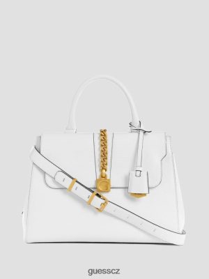 GUESS Boty - GUESS Tiberia Society Satchel Bílé více ženy 2BRD2951 tašky
