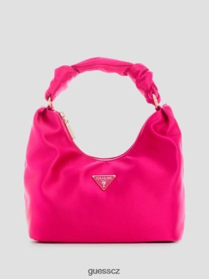 GUESS Boty - GUESS Velina saténový hobo taška Světlo/pastelové fialové ženy 2BRD3035 tašky