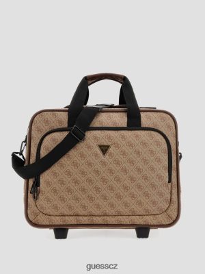 GUESS Boty - GUESS Vezzola Pilot Trolley Travel Bag bambus ženy 2BRD3170 tašky