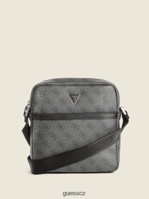 GUESS Boty - GUESS Vezzola Smart Top Top Zip Square Crossbody Černý květinový tisk muži 2BRD3236 příslušenství