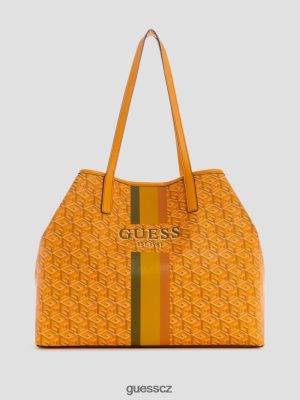 GUESS Boty - GUESS Vikky velký tote žluté logo ženy 2BRD3095 tašky