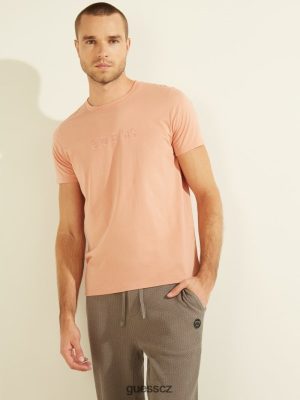 GUESS Boty - GUESS Vyšívané logo Tee Satén Rose muži 2BRD4121 oblečení