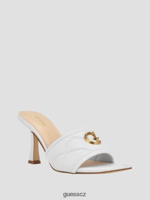 GUESS Boty - GUESS Yana G Logo Helered Mules wht květinový ženy 2BRD3395 obuv