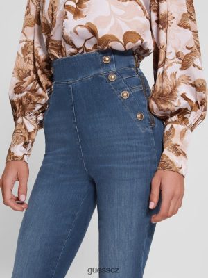 GUESS Boty - GUESS ekologické gwenny hubené džíny oblak uprostřed ženy 2BRD116 oblečení