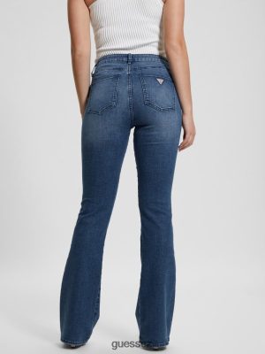 GUESS Boty - GUESS ekologické sexy vzplanutí džíny Mystic Blue Wash ženy 2BRD41 oblečení