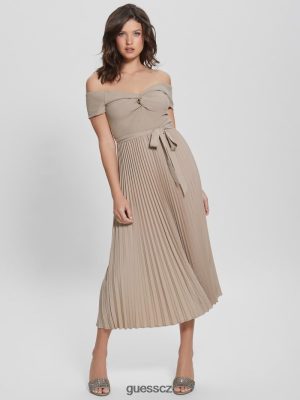 GUESS Boty - GUESS ekologicky erynn pásové šaty Letní hlína ženy 2BRD302 oblečení