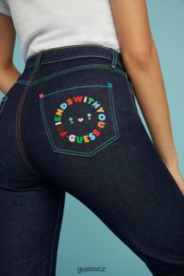 GUESS Boty - GUESS friendswithyou super výškové džíny Oplachování mytí unisex 2BRD161 oblečení