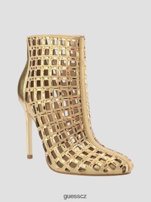 GUESS Boty - GUESS kovové botičky Randir zlato ženy 2BRD3533 obuv