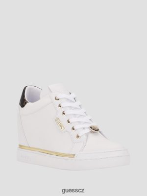 GUESS Boty - GUESS rychlejší skryté klínové tenisky wht květinový ženy 2BRD3374 obuv