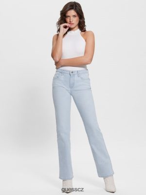 GUESS Boty - GUESS sexy rovné džíny Brightstone Blue ženy 2BRD17 oblečení