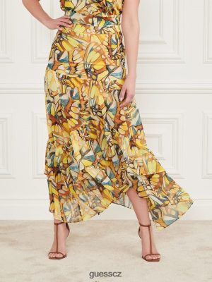 GUESS Boty - GUESS sukně Print zlatého křídla ženy 2BRD2099 oblečení