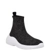 GUESS Boty - GUESS tenisky Sindera Shimmer Sock Stříbrná více textilie ženy 2BRD2504 obuv
