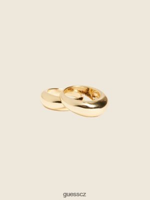 GUESS Czarna Torebka - GUESS 14K Zlatá souprava Dome Prsten Stříbro/zlato ženy 2BRD3927 příslušenství