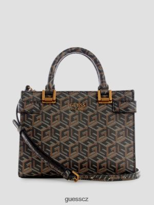 GUESS Czarna Torebka - GUESS Atene Mini Satchel květ ženy 2BRD2958 tašky