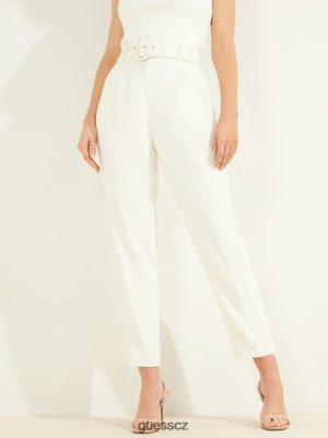 GUESS Czarna Torebka - GUESS Atlas Pant bledá perla ženy 2BRD2208 oblečení