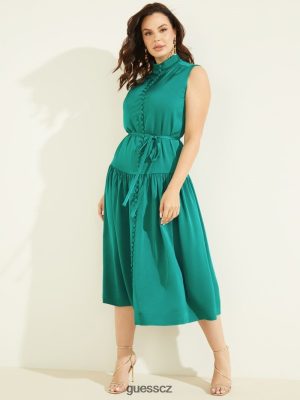 GUESS Czarna Torebka - GUESS Brisa šaty Violet Teal ženy 2BRD897 oblečení