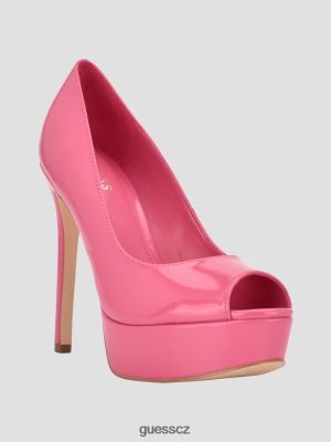 GUESS Czarna Torebka - GUESS Cacei Peep-Toe Stiletto paty Středně růžová ženy 2BRD3414 obuv