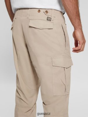 GUESS Czarna Torebka - GUESS Carter Cargo kalhoty Pasadena Stone muži 2BRD4065 oblečení