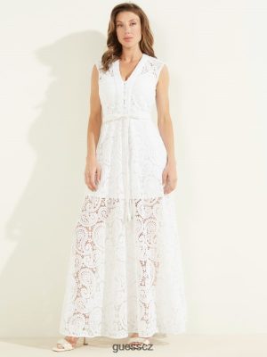 GUESS Czarna Torebka - GUESS Creta šaty čistá bílá ženy 2BRD816 oblečení