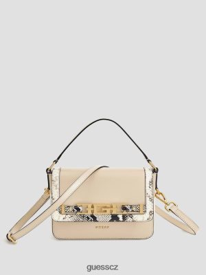 GUESS Czarna Torebka - GUESS Cristina Small Leather Crossbody Multi ženy 2BRD2850 tašky