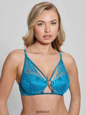 GUESS Czarna Torebka - GUESS Danielle Half-Cup Wired Bra Nouvelle Lagune ženy 2BRD2664 oblečení