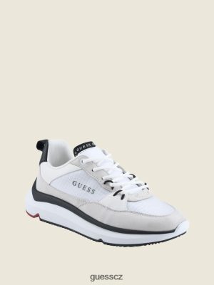 GUESS Czarna Torebka - GUESS DeGrom Logo Sneakers Ivory 150 ženy 2BRD2514 obuv