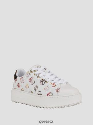 GUESS Czarna Torebka - GUESS Denesa Peony Low-Top tenisky wht květinový ženy 2BRD3327 obuv