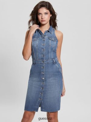 GUESS Czarna Torebka - GUESS Drobné šaty Eco Stacie jemný ženy 2BRD201 oblečení