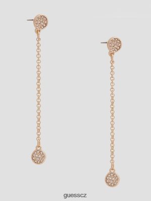 GUESS Czarna Torebka - GUESS Druhvé lineární náušnice zlato ženy 2BRD3900 příslušenství
