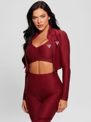 GUESS Czarna Torebka - GUESS Eco Delma Active Zip bunda Podzimní koření ženy 2BRD1776 oblečení