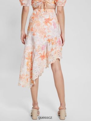 GUESS Czarna Torebka - GUESS Eco Devi asymetrická sukně Tangerine Bloom ženy 2BRD2007 oblečení