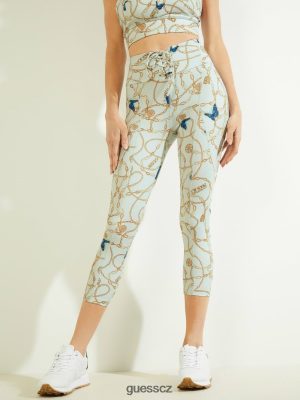 GUESS Czarna Torebka - GUESS Eco Dollie Leggings Řetězec a kouzla zelená ženy 2BRD2490 oblečení