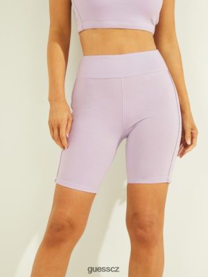 GUESS Czarna Torebka - GUESS Eco Doreen Biker Shorts Wisteria Petal ženy 2BRD2325 oblečení