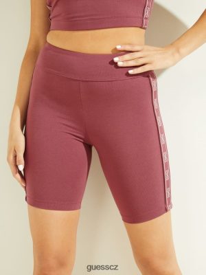 GUESS Czarna Torebka - GUESS Eco Doreen Logo Tape Biker Shorts vinný sklep ženy 2BRD2454 oblečení