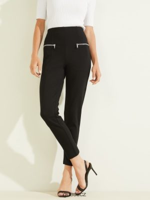 GUESS Czarna Torebka - GUESS Eco Gisele Leggings černý ženy 2BRD2376 oblečení