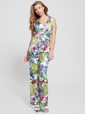 GUESS Czarna Torebka - GUESS Eco Poplia Trinted Jumpsuit ostrovní fantazie ženy 2BRD450 oblečení