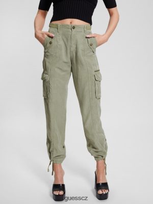 GUESS Czarna Torebka - GUESS Eco nessi povlečené kalhoty Ocean Sage Multi ženy 2BRD2016 oblečení