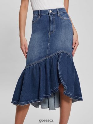 GUESS Czarna Torebka - GUESS Eko Marinella džínové sukně Enlinghtment tmavá ženy 2BRD42 oblečení