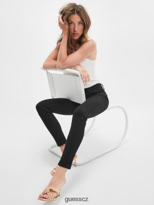 GUESS Czarna Torebka - GUESS Ekologické nízkopodlažní síly hubené džíny Noria Wash ženy 2BRD264 oblečení